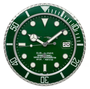 Orologio da Parete di Lusso in Metallo con Design Analogico, Lente d'Ingrandimento Unica, Orologio da Polso Moderno e da Parete - Product Image 2