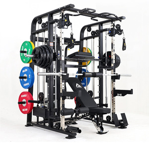 Smith Machine Commercial Steel Unisex Comprehensive Trainer Gantry Squat Rack <strong>Fitness</strong> Home Bench Press Chest <strong>Body</strong> <strong>Building</strong> - Product Image 1
