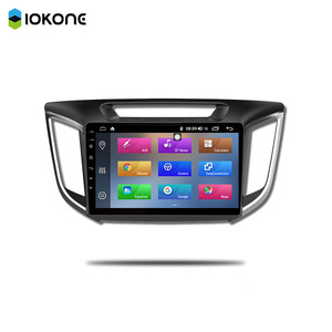 IOKONE 10,1 дюймов 2 Din Android 9,0 стерео dvd-плеер автомобиля GPS навигационное радио для Hyundai Creta 2014 2015 2016 2017