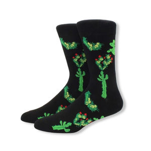 Chaussettes en coton tricoté à motif animalier, longueur ras du cou, pour la mode printanière, avec logo personnalisable sur le corps, le bord et le bas - Product Image 5