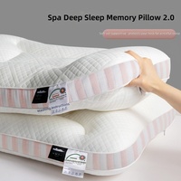 Coussin de sommeil profond à mémoire de forme, soutien cervical, aide au sommeil, design intégral doux pour la tête, pour adultes, usage domestique, paire de supports cervicaux