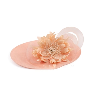 Sombrero Fascinador <span class=keywords><strong>de</strong></span> Sinamay Verde Claro con Flor Hecha a Mano para Mujer, Ideal para Fiestas Formales, Té, Bodas, Carreras, Iglesia, Cócteles - Product Image 2