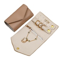 Pochette d'emballage de petit rouleau de stockage de bijoux créative boucle d'oreille bague collier sac de rangement de bijoux 10*18cm pochette de bijoux