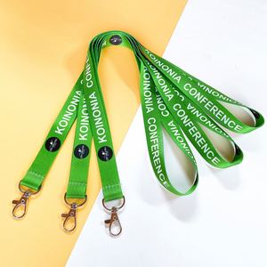 Sublimation <b>Lanyard</b> High Quality <b>Polyester</b> Small Batch Custom <b>Lanyard</b> Supply Color <b>Lanyard</b> With Logo - Product Image 2