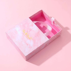 Cajas de regalo rígidas personalizadas con asa, papel artístico rectangular, impresión UV, diseño a cuatro colores para embalaje de regalos de boda y manualidades. - Product Image 4