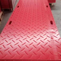 Tapis de protection robuste 3x8, tapis de sol en plastique HDPE 4x8, revêtement de sol temporaire, tapis composites HDPE