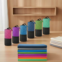 Serviette de sport de voyage - Séchage rapide, douce, légère, absorbante, compacte, lavable en machine, camping, gym, plage, bain, yoga, natation