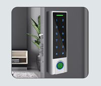 Lecteur de carte RFID tactile HF3 avec empreinte digitale et code PIN, contrôle d'accès pour porte métallique, 1000 utilisateurs, étanche et résistant aux intempéries, extérieur IP66