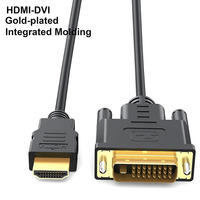   Câble adaptateur DVI bidirectionnel 1080p DVI-D vers DVI-D, mâle vers mâle, pour Xbox One, PS3/4/5, Switch
