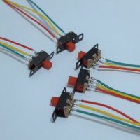 Interrupteur à bascule miniature Xinxing SS12F15G, 2 positions, DPDT, accessoires pour application sur carte de circuit imprimé de jouet, OEM