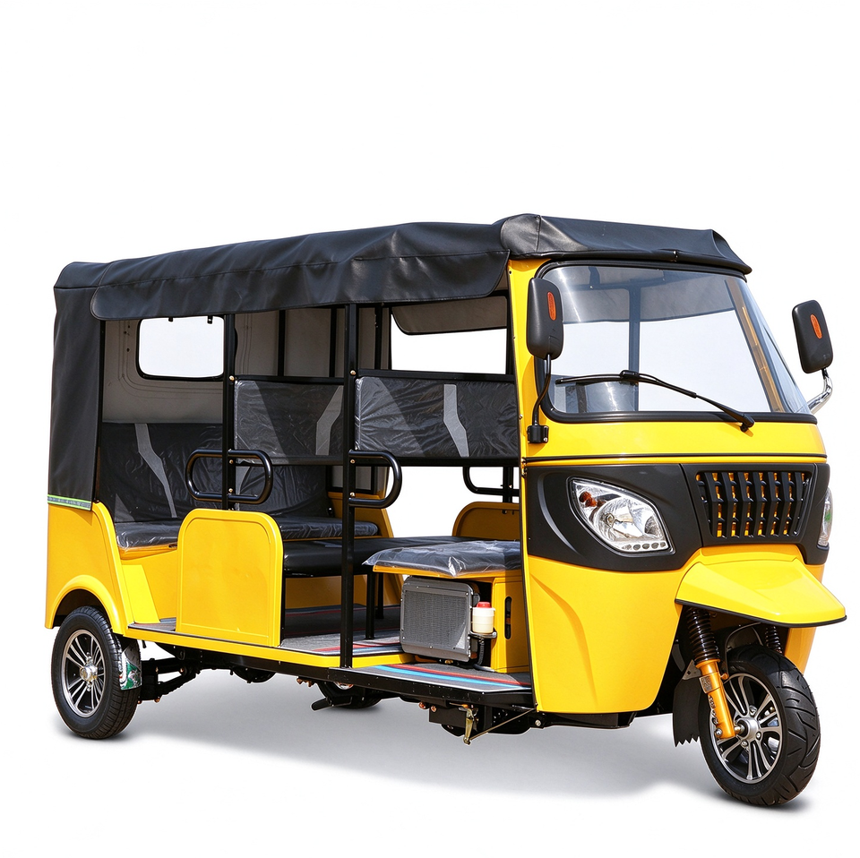 Passenger Fuel Tuk Tuk Auto Rickshaw, 6/9/12 Seater 2/3/4 Rows Gasoline ...
