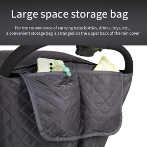 Không thấm nước mưa che cho xe đẩy em bé xe đẩy em bé dày gió che sử dụng trong mùa đông thích hợp cho 95% xe đẩy em bé mô hình - Product Image 4
