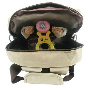 Sac à couches gratuit pour filles et garçons, 2 poches isothermes, sangles pour poussette, liste de naissance (noir) - Product Image 5