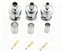 Connecteur de câble coaxial à sertir BNC mâle BNC-J59Y1, prise RF 75 Ohm, haute performance, 10 MHz-3 GHz, VSWR 1.2:1
