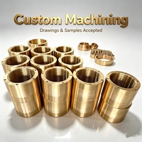 Manchon en cuivre CNC personnalisé, manchon en cuivre haute résistance résistant à l'usure pour pièces d'usure de machines