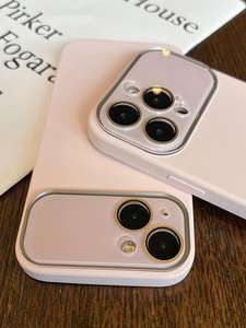 Coque de téléphone en silicone liquide avec grande fenêtre pour iPhone 17 Pro, protection intégrale pour iPhone 16 avec protecteur d'objectif en verre 15 - Product Image 2