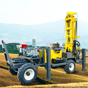 Tragbarer Diesel Kleiner pneumatischer Wasser brunnen Max.200m Bohrloch bohrmaschine Tiefbrunnen-Drehbohr gerät - Product Image 6