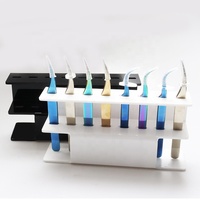 Support de pince à épiler à 8 fentes pour extensions de cils Marbling Outils de maquillage Accessoires