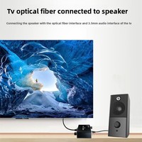 Convertisseur audio numérique-analogique optique coaxial USB Hardrock avec fréquence d'échantillonnage de 192 kHz, construction en alliage d'aluminium