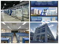 Dispositivo de Entrenamiento PLC de Construcción Metálica para Cursos de Automatización en Ingeniería Eléctrica, Sistema de Control Completo para Formación Profesional