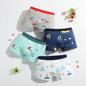 Vente Flash Personnalisable Sous-vêtements Enfant Sans Couture Culottes Enfant Imprimé Dessin Animé Caleçons Enfants Boxers Garçons Caleçon Noir XL - Product Image 3