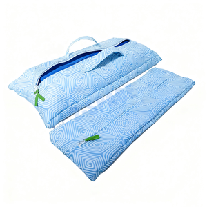 Violet Rose Bleu Femmes Brodé Logo Lialic Tout en Un <span class=keywords><strong>Bois</strong></span> <span class=keywords><strong>Mah</strong></span> <span class=keywords><strong>Jong</strong></span> Voyage Sac de Transport avec Poignée - Product Image 5