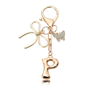 พวงกุญแจโลหะผสมสังกะสีน้ำหนักเบาคุณภาพสูงแบบกำหนดเอง รูปทรงตัวอักษร 3 มิติ สำหรับสินค้าส่งเสริมการขาย - Product Image 3