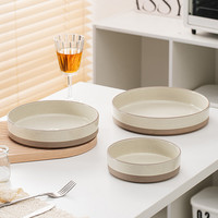 Vaisselle de table en grès moderne nordique ensembles de vaisselle assiettes à dîner émaillées mouchetées ensemble vaisselle en gros