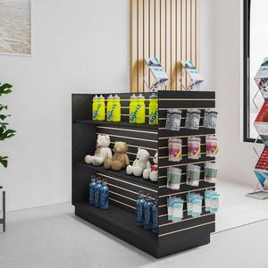 Keway kundenspezifisches Ahorn-Melamin-Schieferstein Warenregal Paneele Mdf dekoratives <span class=keywords><strong>Display</strong></span> Regal Stehregal für Kleidungsgeschäft Einzelhandel - Product Image 5