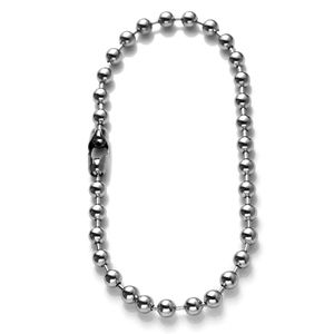 Collar de cadena de bolas de acero inoxidable unisex grueso de gran tamaño personalizado de 10mm-12mm, cadena de bolas grandes con Cuentas grandes a la moda para fiestas - Product Image 1