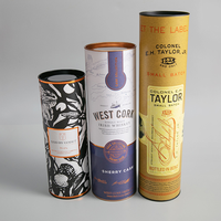 Tubes en papier d'expédition cylindriques personnalisés A2 A3 A4 A5, boîtes en carton pour l'envoi postal, boîtes en papier pour peinture murale