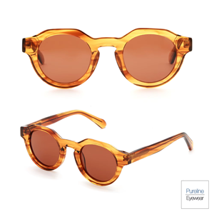 Gafas de Sol de Diseño Pureline, Montura Completa Negra de Lujo, <span class=keywords><strong>Lentes</strong></span> TAC con Protección UV400, <span class=keywords><strong>Estilo</strong></span> Deportivo de Aviación, Ligeras, Marca de Prestigio - Product Image 1