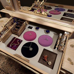 เครื่องประดับสร้อยข้อมือจี้จี้แสดงเครื่องประดับถาดเก็บหยกกำมะหยี่เครื่องประดับและหยกถาดแสดงเครื่องประดับ - Product Image 1