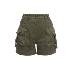 Pantalones Cortos de Mezclilla para Mujer, Estilo Urbano, para Verano, Deportivos, con Cintura Elástica, Coloridos, Ecológicos, de Cintura Alta, Elegantes - Product Image 2