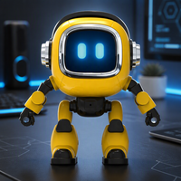 Robot Pintar Interaktif AI 37 Bahasa Kontrol Suara Mainan Robot Edukasi Anak Berbicara WiFi Isi Ulang Mini Hadiah
