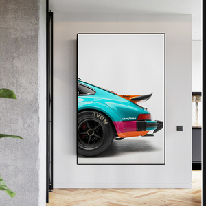 Decorazione della casa dell'ufficio di lusso da corsa parete Art Poster stampa Vintage pittura sportiva personalizzata - Product Image 2