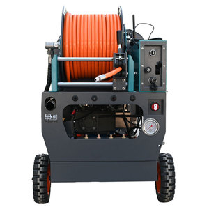 AMJET 3600psi 30lpm pompa tedesca 22hp macchina per la pulizia delle fognature di <span class=keywords><strong>scarico</strong></span> per idraulico sblocca tubi bloccati - Product Image 1