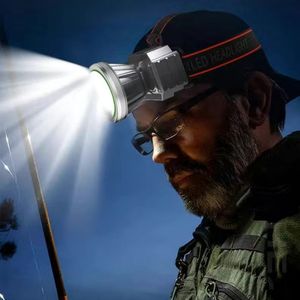 カスタム製造ED充電式防爆ヘルメットマイナーヘッドランプマイニングライト屋外キャンプ用SOSモード - Product Image 2