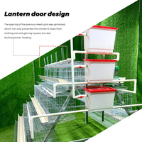 Cages à poules pondeuses 3/4 niveaux pour l'élevage avicole, cages en batterie, poulaillers pour l'élevage en ferme