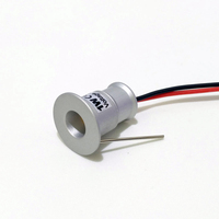 Mini spot LED encastré 12V 1W 3000K Blanc chaud