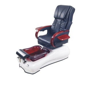 เก้าอี้นวดเท้าสำหรับร้านทำเล็บไฟเบอร์กลาสพร้อมอ่างแช่เท้า - Product Image 3