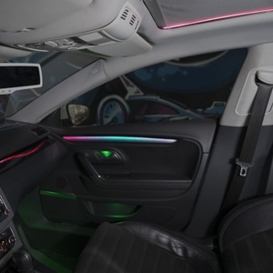Lumière d'ambiance pour voiture RHD, lampe LED 12 couleurs pour l'espace des pieds avec contrôle de zone indépendant pour le côté conducteur et passager - Product Image 2