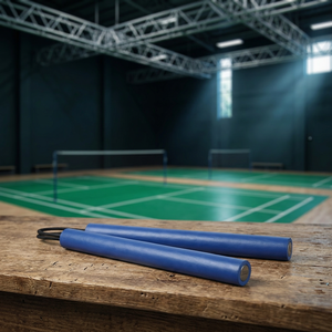 Nunchaku en acier droit bleu 25 mm léger et respirant, équipement d'entraînement d'arts martiaux 1,2 m Taekwondo unisexe - Product Image 5