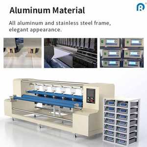 Machine de découpe et de refendage automatique efficace pour tissus non tissés, contrôlée par PLC, avec moteur à roulement 220V - Product Image 5