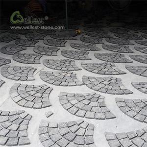 Pavés sur pavés maillés en forme d'éventail pour allée/entrée de <span class=keywords><strong>maison</strong></span>/patio/allées/cour/conception de jardin - Product Image 6