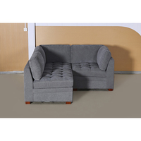 Ensemble de canapés modulaires Cloud, ottoman sectionnel, canapé moderne rembourré en tissu avec coussin de siège confortable
