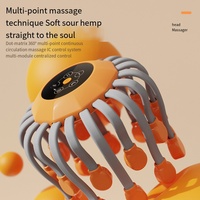 Offre Spéciale favorise la circulation sanguine soulage la fatigue masseur de cuir chevelu à 20 griffes masseur de tête de poulpe sans fil