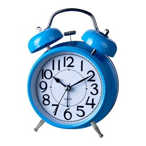 4 "Twin chuông đồng hồ báo thức, thạch anh <span class=keywords><strong>Analog</strong></span> bảng đồng hồ báo thức, thực belling Đồng hồ bàn, - Product Image 2