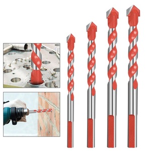 7pcs/Set Multifunctional <strong>Orange</strong> Drill <strong>Bits</strong> Colorful Glass Spade Drill Set for Ceramic Tile Concrete Glass Marble 3mm-12mm