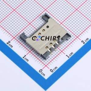 C7008-05 SIM Card Connector SMD Connector ( Body Max Height: 1.8mm ) - Product Image 1